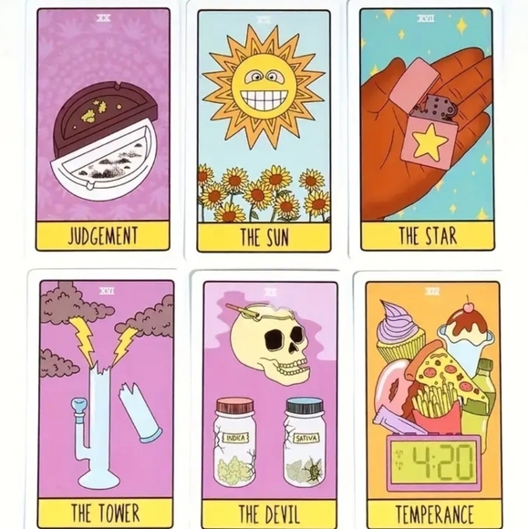 NWT Pot Tarot Card Deck - Picture 3 of 5